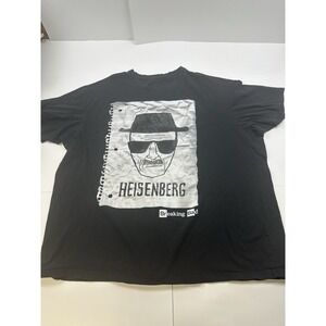 Heisenberg Breaking Bad mens black Tshirt size 4XL Retro 2013